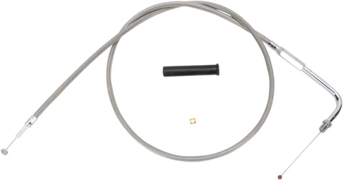 Drag Specialties - Drag Specialties Alternative Length Braided Throttle Cable - 30in. - 5330530