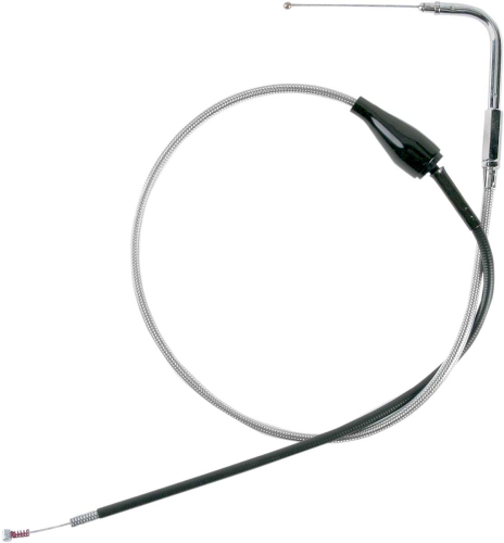 Drag Specialties - Drag Specialties Braided Idle Cable - 38 1/2in. - 5342800B