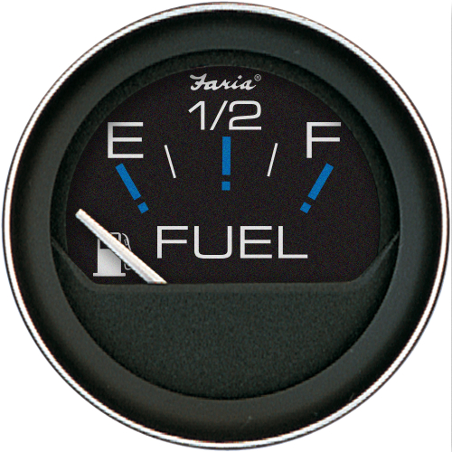 Faria Beede Instruments - Faria Coral 2" Fuel Level Gauge (E-1/2-F)
