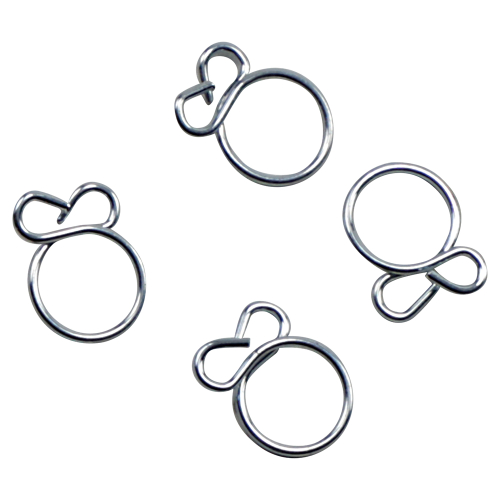 Fuel Star - Fuel Star Hose Clamp Refill Kit - 7.6mm Wire - Silver - FS00058