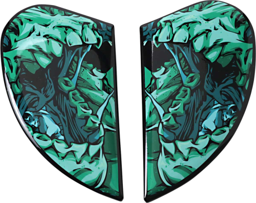 Icon - Icon Side Plate for Airform Helmets - Parahuman Blue - 0133-1239