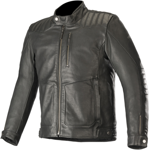 Alpinestars - Alpinestars Crazy Eight Leather Jacket - 3107819-10-XXL - Black - 2XL