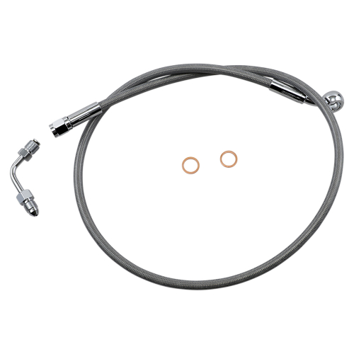 Magnum - Magnum Clear Coated XR Stainless Upper Front Brakeline Kit - 32in. Total Length - SSC1501-32