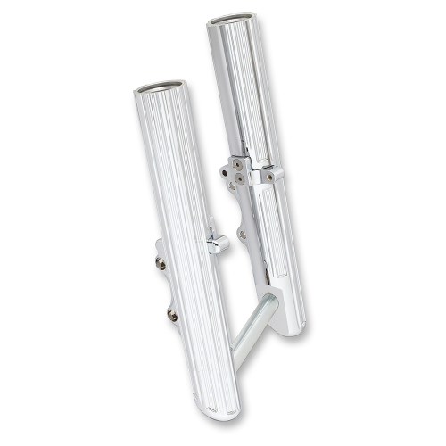 Arlen Ness - Arlen Ness Hot Legs Single Disc Fork Leg Set - 10-Gauge - Chrome - 40-522