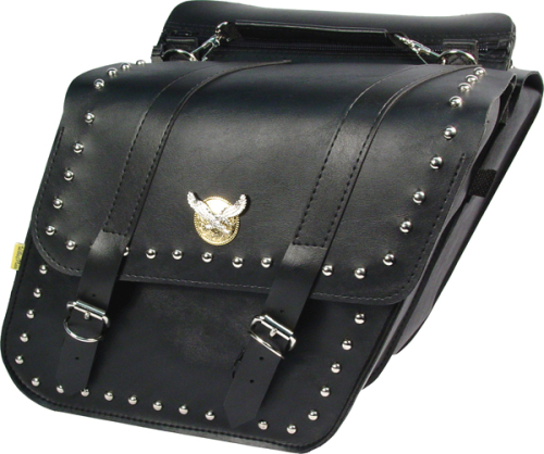 Willie & Max - Willie & Max Studded Standard Slant with Concho Bag - 14in. x 12in. x 5 1/2in. - SB703