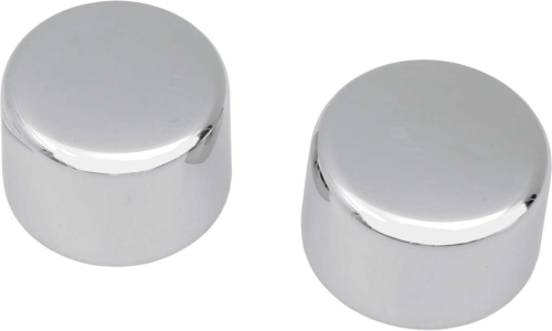 Drag Specialties - Drag Specialties 3/4in. Chrome Axle Caps - Rear - 301694-BC105