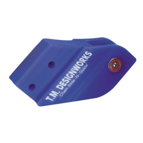 T.M. Designworks - T.M. Designworks Rear Chain Guide and Single Powerlip Roller - Blue - RCG-005-BU