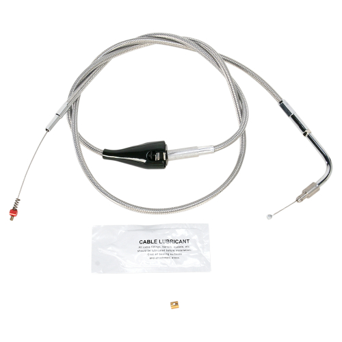 Barnett - Barnett Stainless Clear-Coated Idle-Cruise Cable (+8in.) - 102-30-41001-8