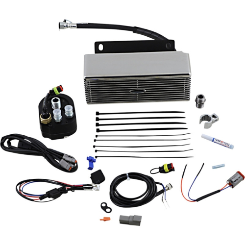 UltraCool - UltraCool Below Regulator Mounted Oil Cooler Kit - Stainless Steel - RF-2CSS