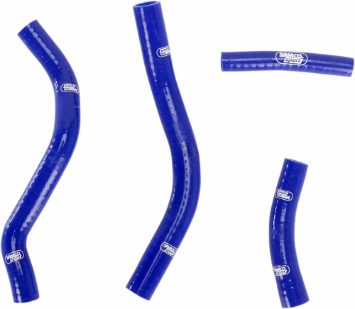 Moose Racing - Moose Racing OEM Fit Radiator Hose Kit - 4 Piece - Blue - 1902-0994