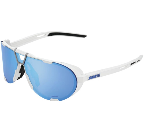 100% - 100% Westcraft Sunglasses - 61046-407-01 - Soft Tact White / HiPer Blue Lens - OSFM