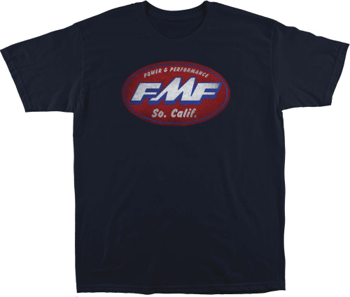 FMF Racing - FMF Racing Greased T-Shirt - SP21118904-NVY-M - Navy - Medium