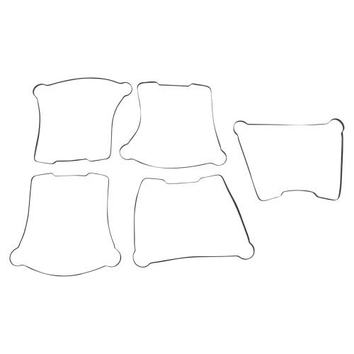 James Gasket - James Gasket Outer Rocker Rubber Cover - 17633-08-A