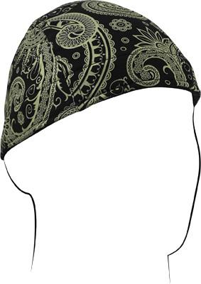 Zan Headgear - Zan Headgear Flydanna Bamboo/Cotton Headwrap - ZB004 - Paisley - OSFM
