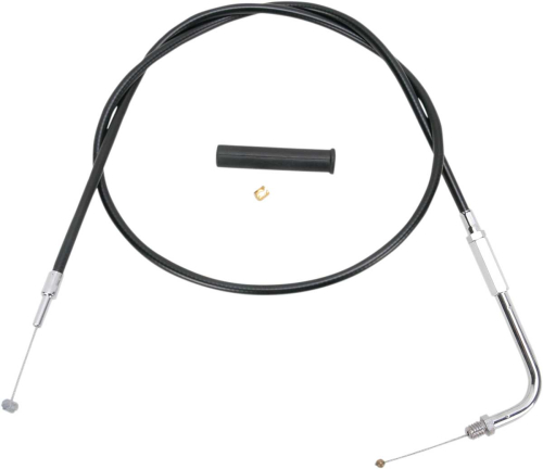 Drag Specialties - Drag Specialties Alternative Length Black Vinyl Throttle Cable - 36in. - 4330536