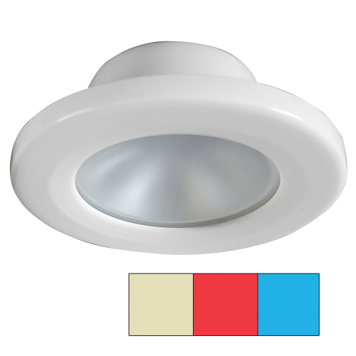 I2Systems Inc - i2Systems Apeiron A3120 Screw Mount Light - Red, Warm White &amp; Blue - White Finish