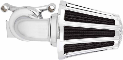 Arlen Ness - Arlen Ness Monster Sucker Air Cleaner Kit with Cover - 10-Gauge - Chrome - 81-030