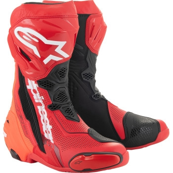 Alpinestars - Alpinestars Supertech R Vented Boots - 2220121-3029-46 - Bright Red - 46