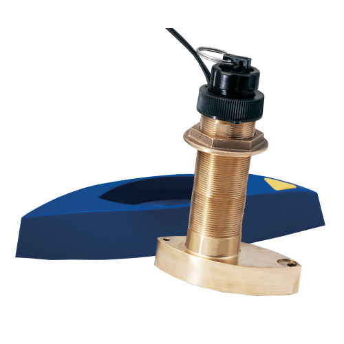 Raymarine - Raymarine B744VL Long Stem Bronze Thru hull Tri-ducer with Fairing Block