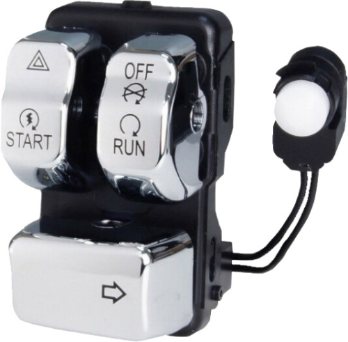 HardDrive - HardDrive Side Switch Kit - Chrome - 370411