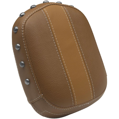 Mustang - Mustang Studded Sissy Bar Pad for Scout - Brown - 75380MV
