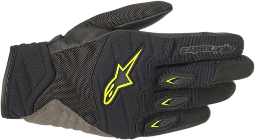 Alpinestars - Alpinestars Shore Gloves - 3566318-155-L - Black/Fluorescent Yellow - Large