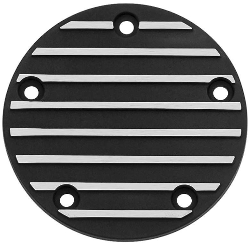 Kuryakyn - Kuryakyn Finned Timing Cover - Black - 9829