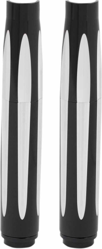 Arlen Ness - Arlen Ness Deep Cut Pushrod Tube Kit - Black - 03-631