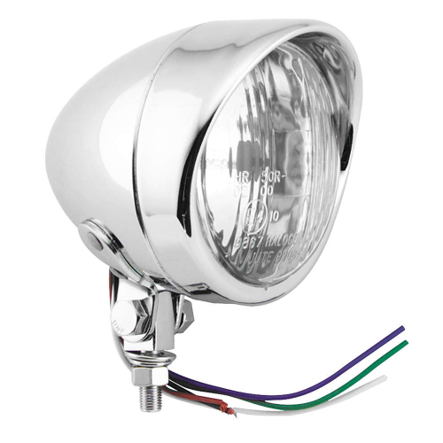 Bikers Choice - Bikers Choice 4in. Spot Lamp With Visor - 76076V