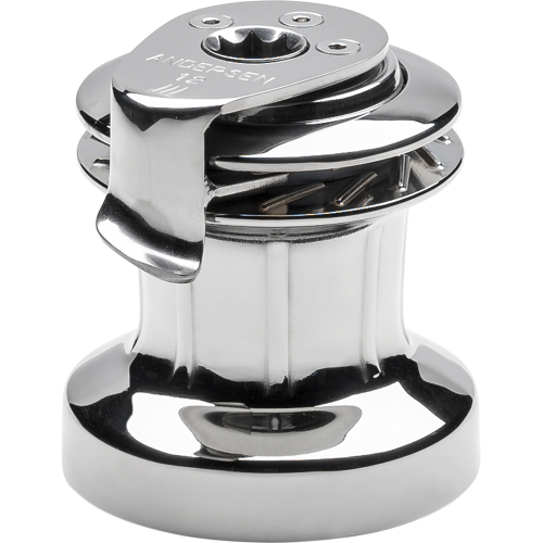 ANDERSEN - ANDERSEN 12 ST FS Self-Tailing Manual Single Speed Winch - Full Stainless