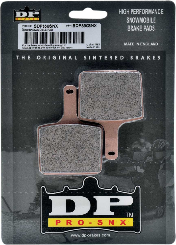 DP Brakes - DP Brakes SNX High Friction HH+ Snowmobile Pads - SDP850SNX