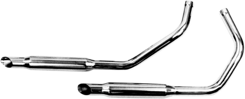 Paughco - Paughco 38in. 2-Into-2 Slash-Cut 1 3/4in. Exhaust System - 719M