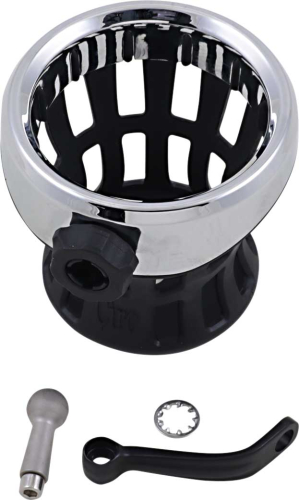 Ciro - Ciro Drink Holder with Mirror Mount - Chrome - 50420