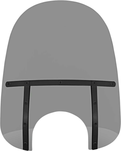 Memphis Shades - Memphis Shades Memphis Fats Windshield (9in. Cutout) - 21in. - Night Shades Black Smoke - MEB38112