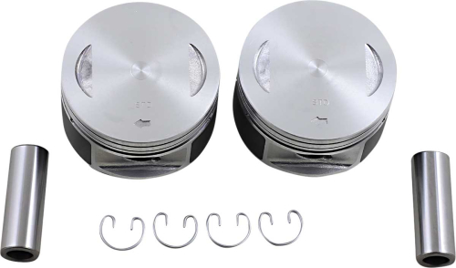 Drag Specialties - Drag Specialties Piston Kit (1450cc., 3.75in. Bore) - Standard Bore, 9.0:1 Compression - 0911-0041