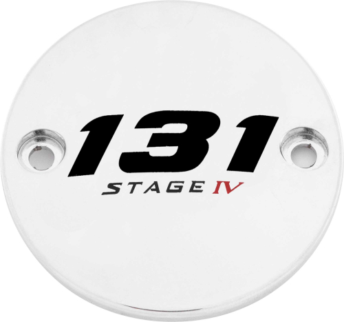 Custom Engraving LTD - Custom Engraving LTD Displacement Points Cover for 131 Stage IV - Chrome - 131-05-63