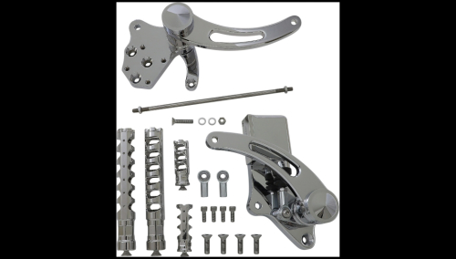 Accutronix - Accutronix Muzzle Brake Forward Control - Chrome - 1in. kickback - FC103-KSAKC