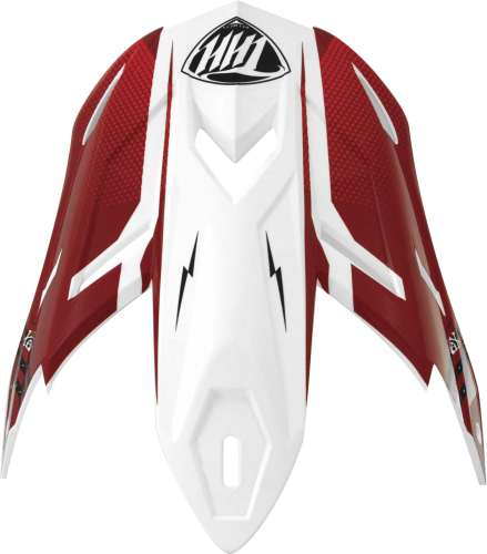 THH Helmets - THH Helmets Battle Visor for T710 Helmets - Red/Black - 640414