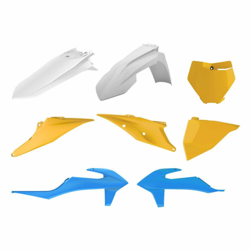 Polisport - Polisport Plastic Kit - Bultaco Blue/Dark Yellow - 90871