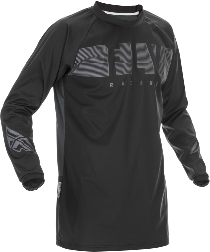 Fly Racing - Fly Racing Windproof Jersey - 370-80102X - Black/Gray - 2XL