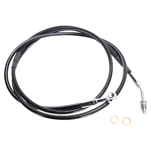 Magnum - Magnum XR Stainless Hydraulic Clutch Line - +8in. - Black - SBC0107-80