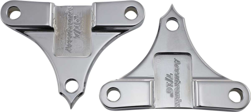 Accutronix - Accutronix 49mm Custom Fender Spacers - 7/16in. - Tribal - Chrome - TFS49LF7/16C