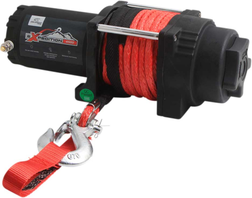 All Balls - All Balls 4,500-lb Expedition Series 4-Bolt Winch with Synthetic Rope - 431-01026