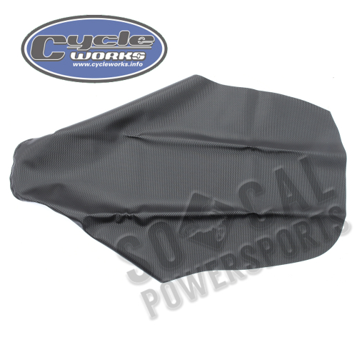 Quad Works - Quad Works Cycle Works Seat Cover - Gripper Black - 36-18001-01