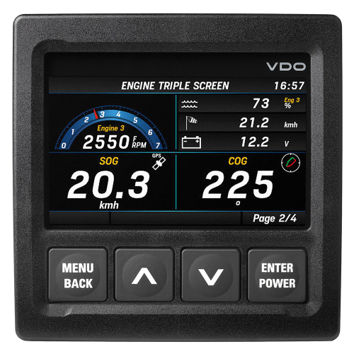 Veratron - Veratron OceanLink&reg; 4.3" NMEA 2000&reg; Certified TFT Gateway - Black