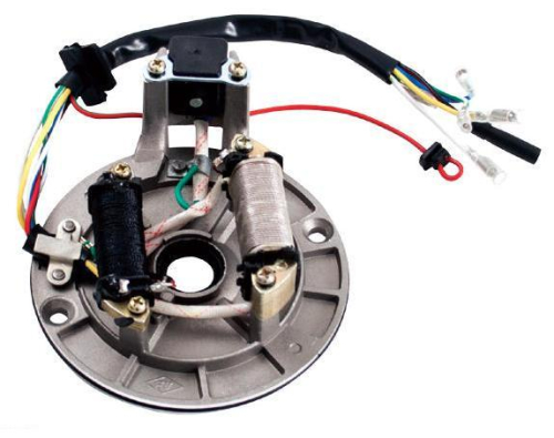 Outside Distributing - Outside Distributing 2 Coil Magneto/Stator - 2 Male Connectors/4 Female Connectors - 08-0200