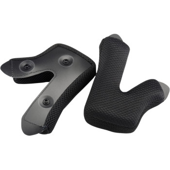 100% - 100% Cheek Pads for Status Bicycles Helmets - Md/2XL - Black - 89035-00001
