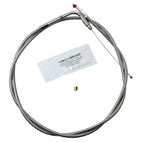 Barnett - Barnett Stainless Clear-Coated Throttle Cable (+8in.) - 102-30-30018-8