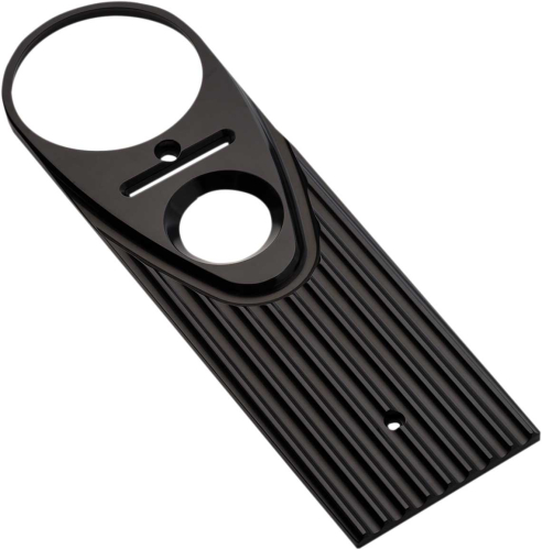 Joker Machine - Joker Machine Full Length-Style Finned King Dash Cover - Black Anodized - 04-20-1