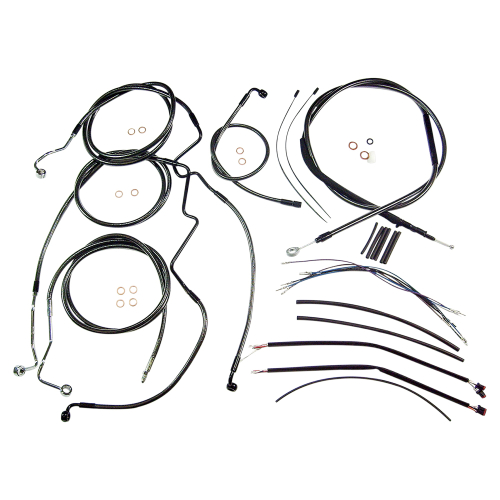 Magnum - Magnum Black Pearl Handlebar Installation Kit for 15-17in. Ape - 487482